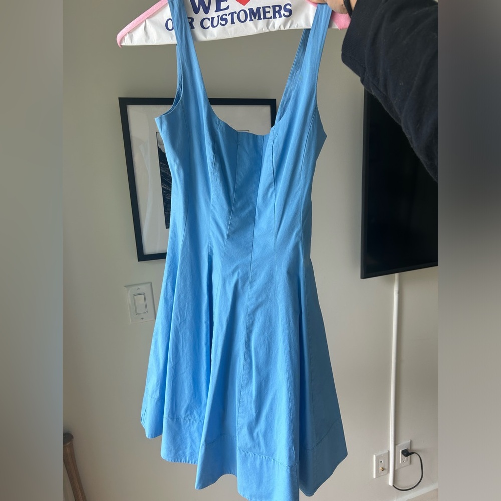 Staud blue dress 👗 Baby doll style